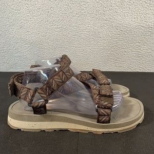 L.L Bean Sandals‎ Mens 10 Brown Katahdin 4-Point Water Shoes Adjustable EUC